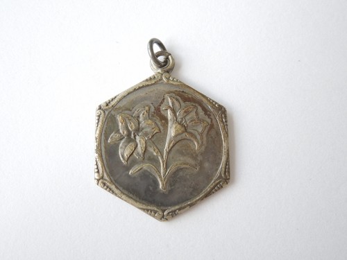 Anhänger lilie jugendstil art - anhänger,