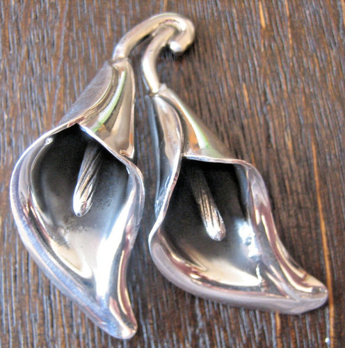 Calla lilie anhänger 925 - lilie,