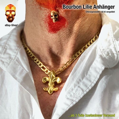 Bourbon lilie anhänger - bourbon,