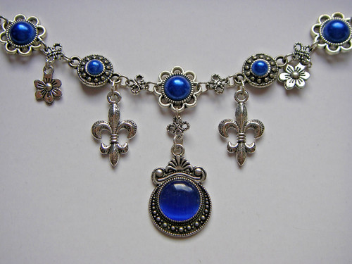 Edle charivari kette blau - edle, 21