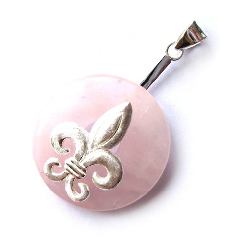 Donuthalter lilie silber - lilie,
