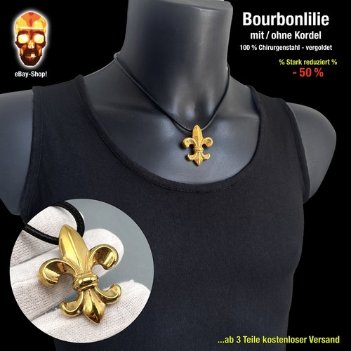 Bourbon lilie anhänger - bourbon,