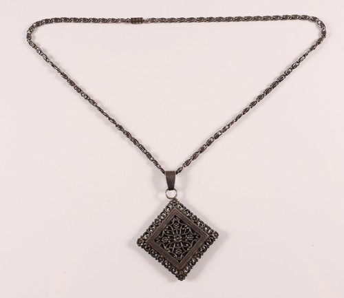 Antik collier kette mit - kette,